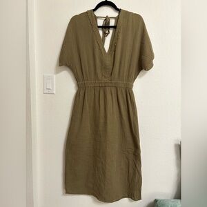 🌲Very J Khaki Midi Dress🌲